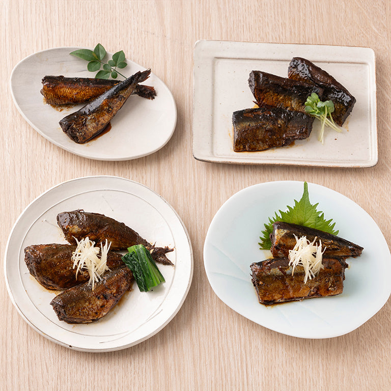 画像:食卓に並ぶ甘露煮
