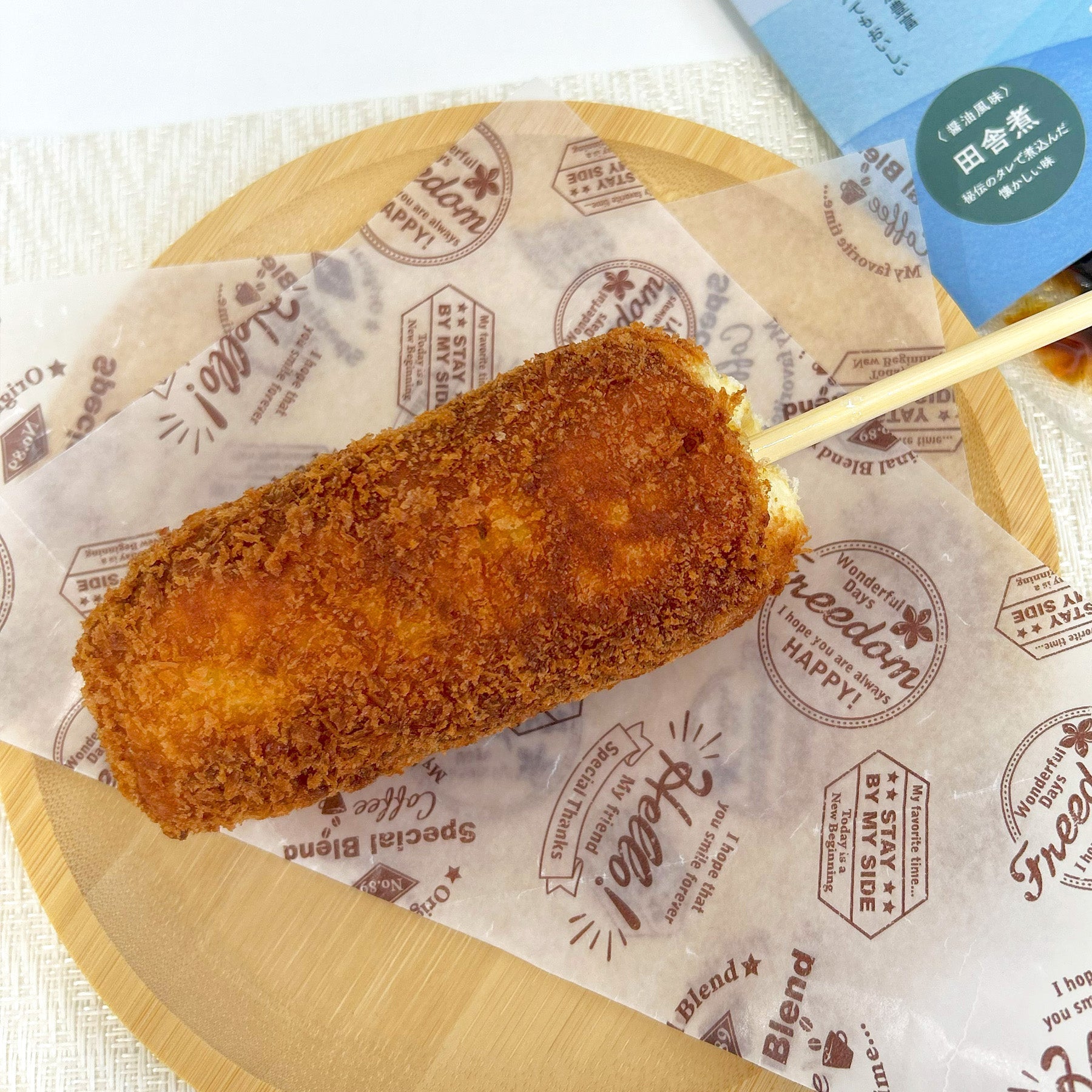 チーズハットグ風アメリカンドック～さんま田舎煮～