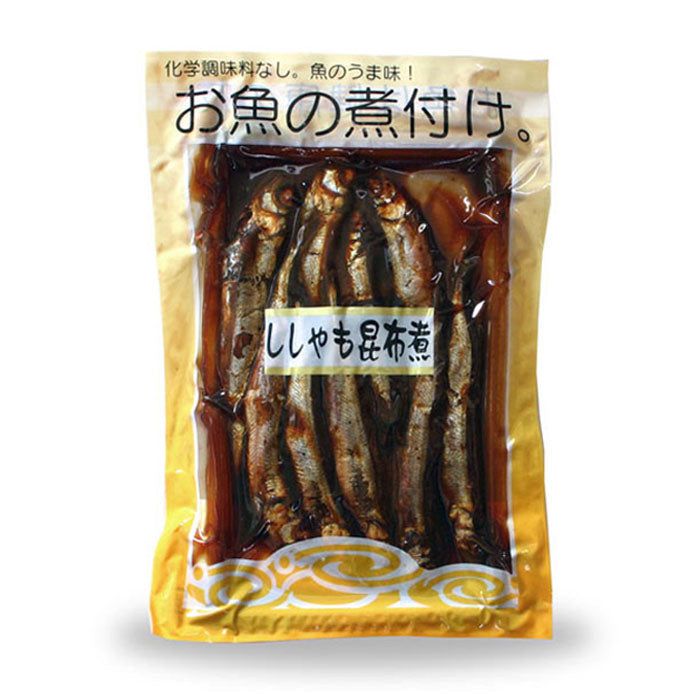 お魚の煮付け。ししゃも昆布煮 120g × 30袋